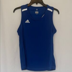 Adidas Royal Blue Tank with White Highlights